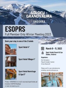 ESOPRS 2023 Winter Meeting - Andorra